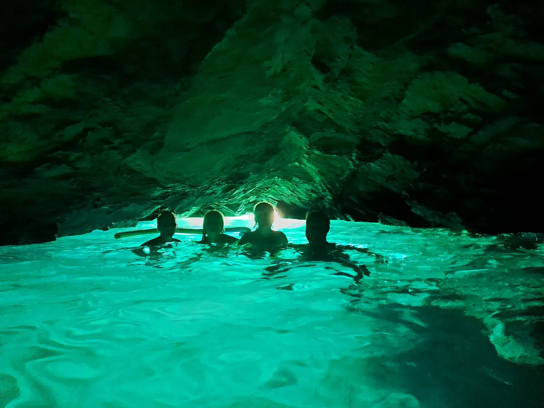 Green Cave, time for snorkelling